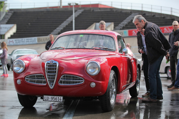 Alfa Romeo 1900 Coupé - herrlich in Rot - Dolder Classics Mai 2017
