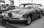 Image: Alfa Romeo 1900 SS Coupé Ghia-Aigle (1956) - elegant coupé body by Ghia S. A. Aigle, shown at the 1956 Geneva Motor Show