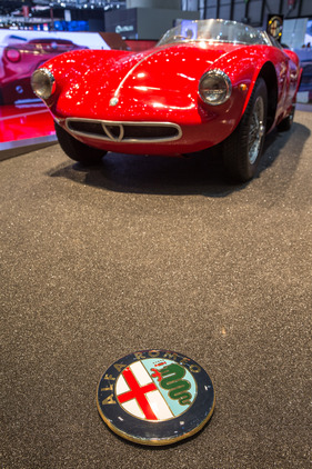 Alfa Romeo 1900 Sport Spider - wenigstens Alfa Romeo zeigt Tradition - auf dem Genfer Automobilsalon 2015