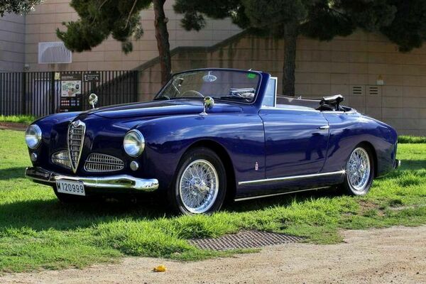 Bild: Alfa Romeo 1900 Sprint Pininfarina Cabriolet (1954) - an der Catawiki-Online-Versteigerung "Concours d'Elegance exklusiv" (Feb/März 2022)