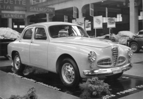 Alfa Romeo 1900 TI (1954) - die viertürige Limousine in der schnellen Ausführung - Genfer Automobilsalon 1954