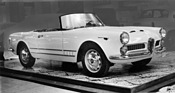Alfa Romeo 2000 Spider - im Wesentlichen fast unveränderte Touring-Karosserie - Genfer Autosmobilsalon 1959