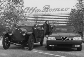 Alfa Romeo 24 HP (1910) - next to the new Alfa Romeo 164 (1910)