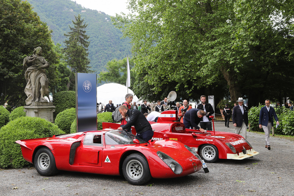 Alfa Romeo 33/2 Litri Daytona (1968) - in der Ausstellung zu 100 Jahre Le Mans - Concorso d'Eleganza Villa d'Este 2023