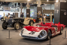 Alfa Romeo 33-3 (1970) - auf dem Werksstand von Alfa Romeo - Auto e Moto d'Epoca in Padua 2017 Alfa Romeo 33-3 (1970) - auf dem Werksstand von Alfa Romeo - Auto e Moto d'Epoca in Padua 2017