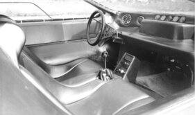 Alfa Romeo 33 Carabo Bertone (1968) - Blick ins Cockpit