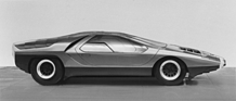 Bild: Alfa Romeo 33 Carabo Bertone (1968) - im Seitenprofil