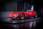 Bild: Alfa Romeo 33 Stradale (1967) - der Prototyp in der Ausstellung des Museo Storico Alfa Romeo