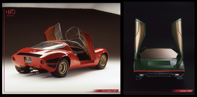 Alfa Romeo 33 Stradale (1967) und Alfa Romeo Carabo (1968) (1967)