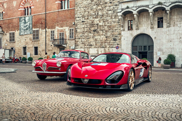 Image: Alfa Romeo 33 Stradale (2024) - Debut in front of the public - 1000 Miglia 2025