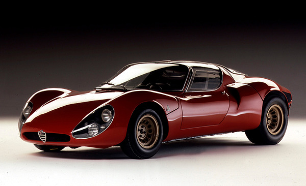 Alfa Romeo 33 Stradale Prototyp von 1967 - eines der schönsten je gebauten Autos