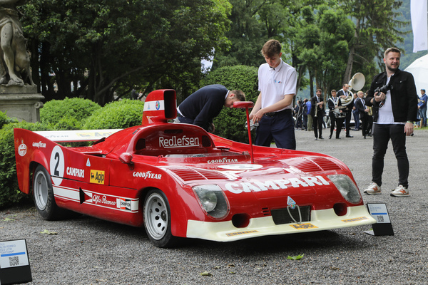 Alfa Romeo 33 TT12 (1975) - in der Ausstellung 100 Jahre Le Mans - Concorso d'Eleganza Villa d'Este 2023