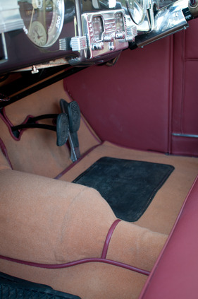 Alfa Romeo 6 C 2500 Gran Turismo (1951) - die Pedalerie