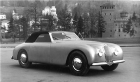 Alfa Romeo 6 C 2500 Pininfarina (1951) - unübliches Kühlerdesign an dieser Pininfarina-Kreation (Jahrgang geschätzt)