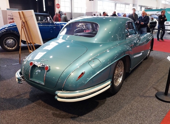 Alfa Romeo 6 C Super Sport (1948) – lackierte Stoßfänger mit Gummiauflage – Interclassics Classic Car Show Brüssel 2023