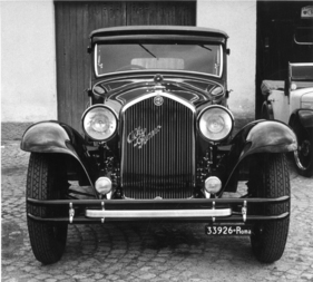 Alfa Romeo 6C 1500 SS (1929) - hinter dem Kühler verbergen sich 1487 ccm und 44 PS