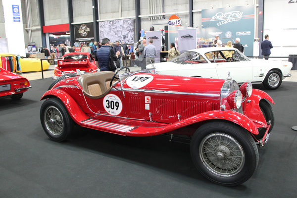 Alfa Romeo 6C 1750 (1931) - die Zagato-Karosserie kam erst später drauf, ursprünglich war es wohl Castagna, der dieses Chassis karossierte - Swiss Classic World Luzern 2019