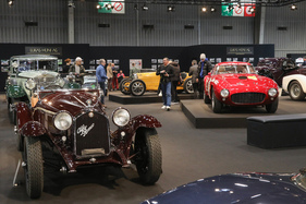 Alfa Romeo 6C 1750 Grand Sport Brianza Spider (1932) – eines der vielen Highlights auf dem Stand von Lukas Hüni – Rétromobile Paris 2025
