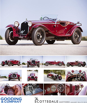 Alfa Romeo 6C 1750 Series V Gran Sport (1932) - von Gooding für USD 1,25 Millionen an der Scottsdale-Auktion 2013 versteigert