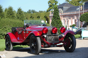 Bild Alfa Romeo 6C 1750 Zagato (1930) - mit den berühmten rot verkleideten Scheinwerfer - Classic-Gala Schwetzingen 2018