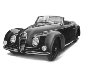 Alfa Romeo 6C 2500 S Graber (1948) - elegantes Cabriolet von Hermann Graber