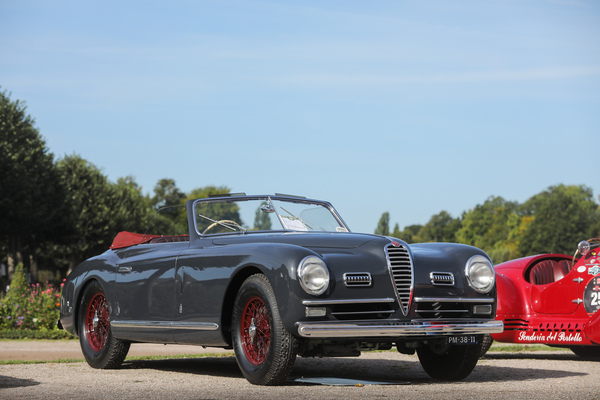 Alfa Romeo 6C 2500 SS Cabriolet Pinin Farina (1949) - der 2,5-Liter-Motor leistete 110 PS - 19. ASC Classic-Gala Schwetzingen 2023