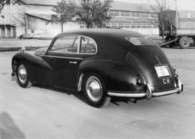 Alfa Romeo 6C 2500 Sport (1948) - Heckansicht - im Langsteckentest