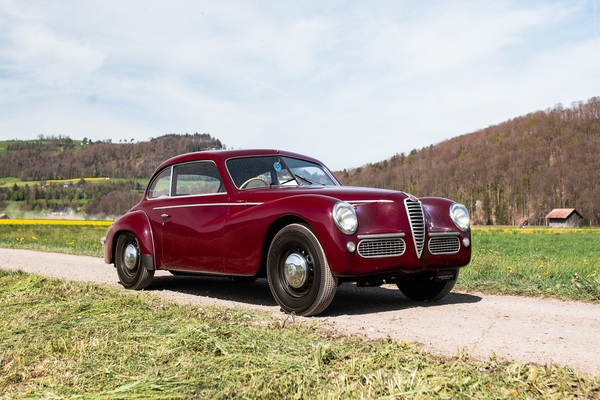 Bild: Alfa Romeo 6C 2500 Sport Berlina GT (1952) - als 27 an der Swiss Classic World Versteigerung 2026 der Oldtimer Galerie