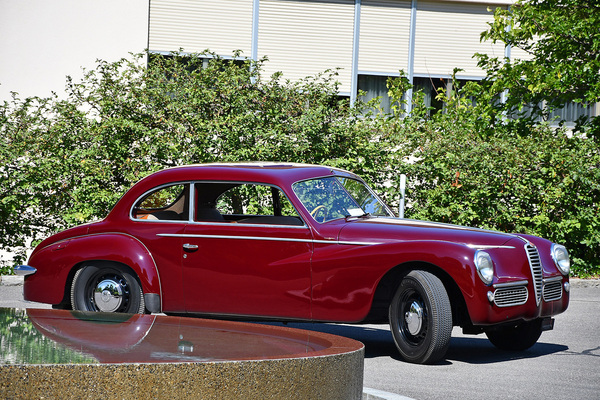 Bild: Alfa Romeo 6C 2500 Sport Berlina GT (1952) - als Lot 133 angeboten an der Versteigerung Oldtimer Galerie Toffen in Gstaad vom 29. Dezember 2021