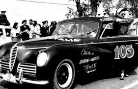 Alfa Romeo 6C 2500 an der Carrera Panemericana 1950 - Der Alfa Romeo 6C 2500 von Felice Bonetto und Bruno Bonini