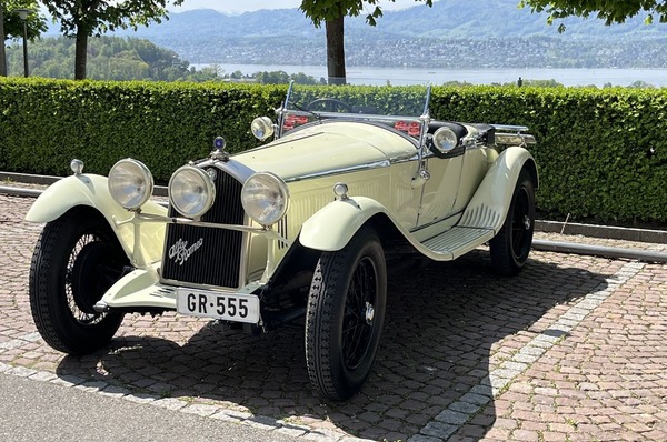 Image: Alfa Romeo 6C GS 1750 Zagato (1940) - to be seen at the 100 years mountain record at Schauinsland 2025