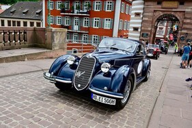 Alfa Romeo 6C Mille Miglia von 1938 - ADAC Heidelberg Historic 2023 Alfa Romeo 6C Mille Miglia von 1938 - ADAC Heidelberg Historic 2023