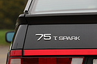 Alfa Romeo 75 Twin Spark "Limited Edition" (1992) - Beschriftung auf dem Heck "T.Spark"