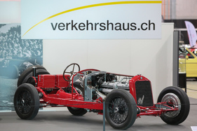 Alfa Romeo 8C 2300 (1931) - Technik sichtbar gemacht bei Exponat des Verkehrshauses Luzern - Swiss Classic World Luzern 2018