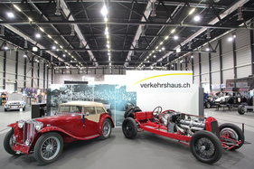 Alfa Romeo 8C 2300 (1931) - neben einem MG TC aus der Nachkriegszeit - Swiss Classic World Luzern 2018