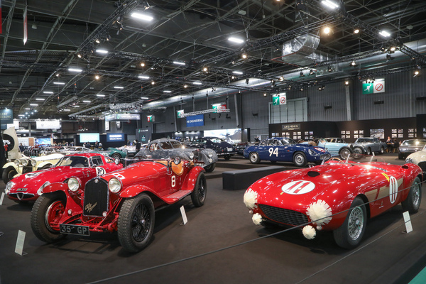 Alfa Romeo 8C 2300 (1932) - neben anderen Trouvaillen auf dem Lukas-Hüni-Stand - Rétromobile Paris 2024
