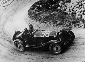 Alfa Romeo 8C 2300 (1933) - Nuvolari an der Mille Miglia 1933