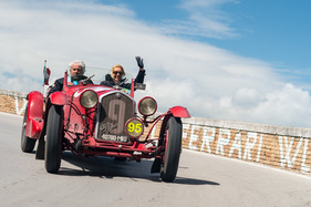 Alfa Romeo 8C 2300 Le Mans (1932) an der Mille Miglia 2013