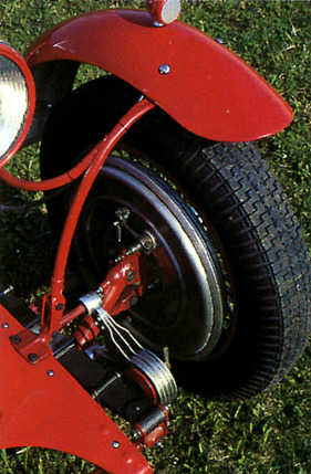 Alfa Romeo 8C 2300 - Vorderradaufhängung mit Trommelbremse Alfa Romeo 8C 2300 - Vorderradaufhängung mit Trommelbremse