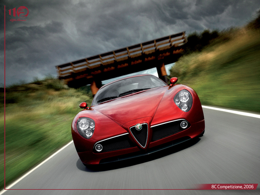 Image: Alfa Romeo 8C Competizione (2006) - The "8C" stands for the number of cylinders installed - 8 cylinders as.