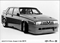 Alfa Romeo Alfa 75 1.8 Turbo Gruppe A (1987) - Rennversion mit über 300 PS (© Archiv Automobil Revue) Alfa Romeo Alfa 75 1.8 Turbo Gruppe A (1987) - Rennversion mit über 300 PS (© Archiv Automobil Revue)