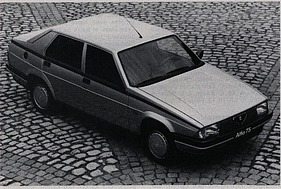 Alfa Romeo Alfa 75 1567 cm' - 110 PS (DIN) 2 Doppelvergaser (1988)