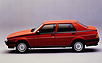 Alfa Romeo Alfa 75 (1985) - aerodynamische Linienführung (© Archiv Automobil Revue) Alfa Romeo Alfa 75 (1985) - aerodynamische Linienführung (© Archiv Automobil Revue)
