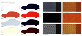 Alfa Romeo Alfasud 1.5 (1981) - Color palette and upholstery selection in 1981 (1981)