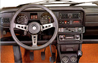 Alfa Romeo Alfasud 1.5 TI (1981) - Interieur der letzten Evolutionsstufe - Abbildung aus dem Verkaufsprospekt