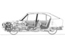 Alfa Romeo Alfasud (1971) - Durchsichtsdarstellung der ersten Alfasud-Version (© Archiv Automobil Revue)