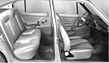 Alfa Romeo Alfasud (1973) - Interieur mit Kunstledersitzen (© Archiv Automobil Revue)