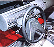 Alfa Romeo Alfasud Caimano (1971) - das futuristische Interieur des Prototyps von Giugiaro/ItalDesign