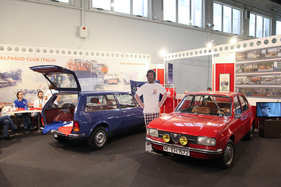 Alfa Romeo Alfasud Giardinetta (1976) - heute äusserst rare Variante mit Kombi-Heck auf dem Clubstand - Auto e Moto d'Epoca 2018