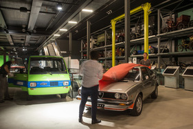 Alfa Romeo Alfasud Sprint (1976) - der Prototyp unterscheidet sich nur minimal vom späteren Serienfahrzeug - Sonderschau "Italo-Design 1968-1978 - Collezione Lopresto" im Verkehrshaus Luzern 2018